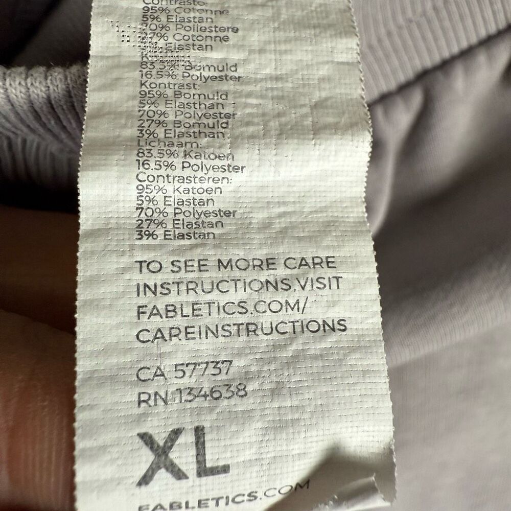 Fabletics Womens Size Xl Elastic Drawstring Waist… - image 3